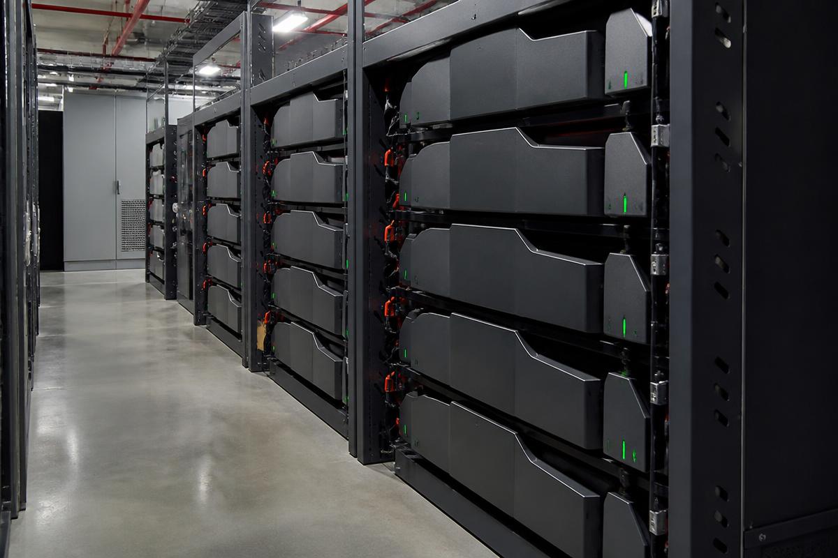 Industrial battery storage racks